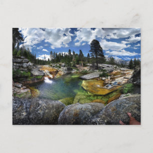 Snow Creek Waterfall Swimming Hole - Yosemite Postcard