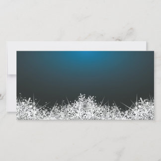 Snow Crystals Invitation Card D2