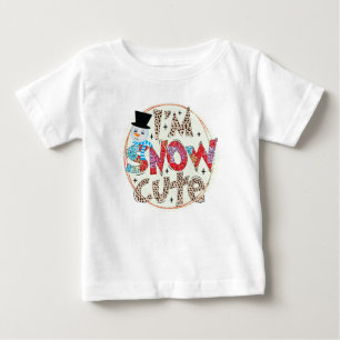 Snow Cute Christmas Baby T-Shirt