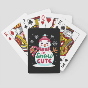 Snow Cute! Embrace the Winter Charm of Christmas Playing Cards
