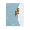 Snow Dachshund Wiener Wonderland Blanket Fleece