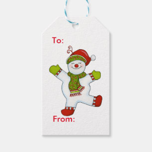 Snow Dancing 2 Gift Tags