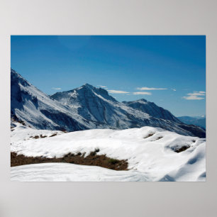 Snow Davos Switzerland Holiday Card Poster