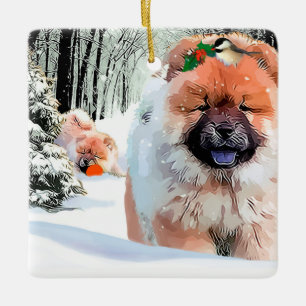 SNOW DAY CHOW ORNAMENT