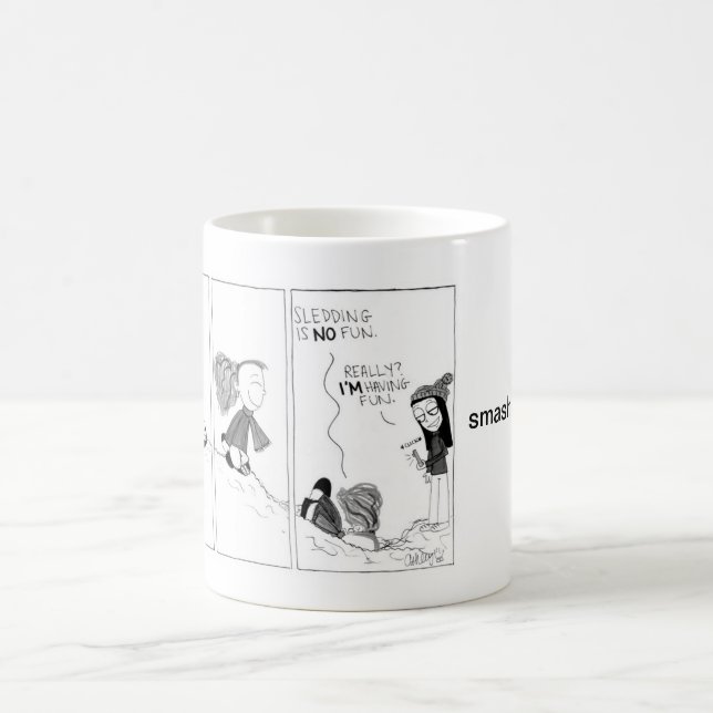 "Snow Day" Comic Strip Mug (Center)