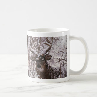 snow-deer coffee mug
