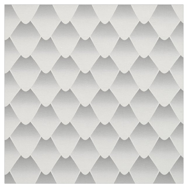 Snow Dragon Scales Fabric (Swatch)