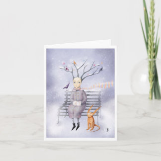 Snow Dreaming Holiday Card