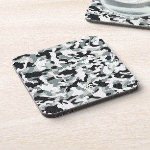 Snow Dust Camouflage Coaster
