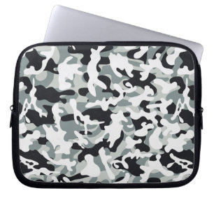 Snow Dust Camouflage Laptop Sleeve