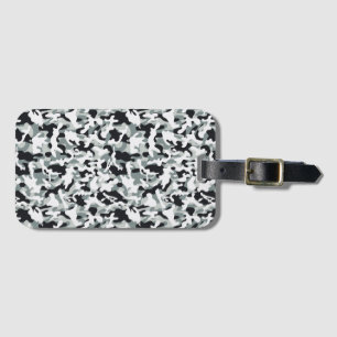 Snow Dust Camouflage Luggage Tag
