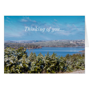 Snow Dusting At Table Rock Lake Thinking of You
