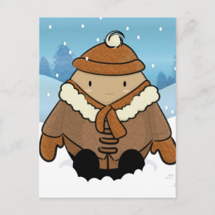 Snow Egg Postcard