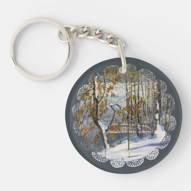 Snow fell keychain (Front)