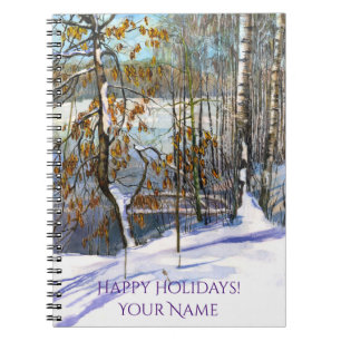 Snow fell Watercolor Notebook