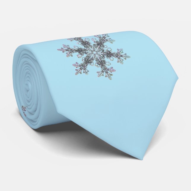 Snow flake - Let it Snow Tie (Rolled)