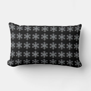 Snow flake lumbar pillow