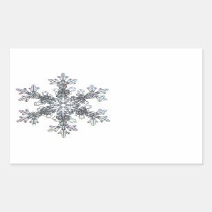 Snow flake sticker