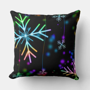 Snow Flake Throw Pillow