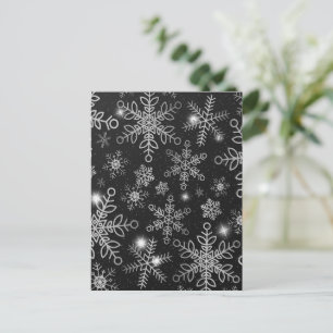 Snow Flakes 8 Postcard