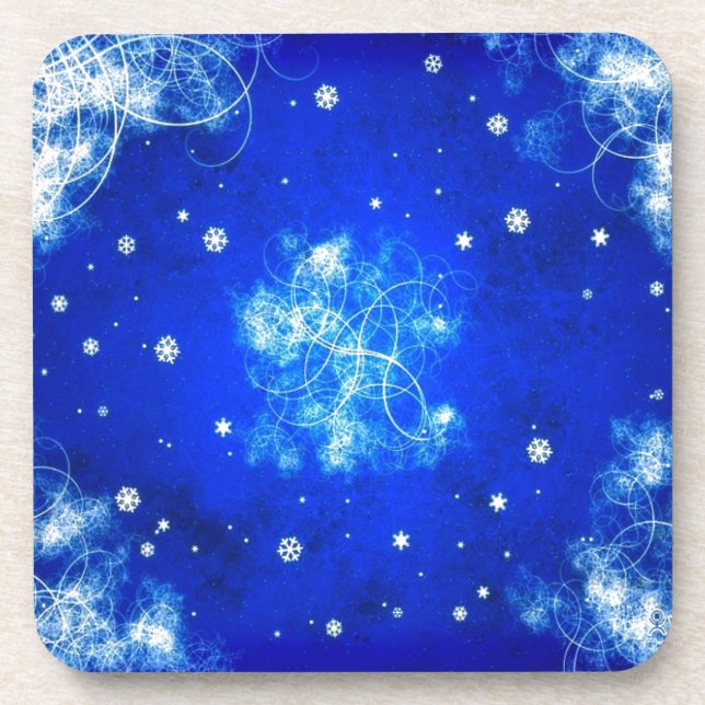 Snow Flakes Coaster (Front)