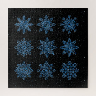 Snow Flakes Jigsaw Puzzle,676 pcs Puzzle
