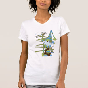 Snow Flakes Micro-Fibre Blouse T-Shirt