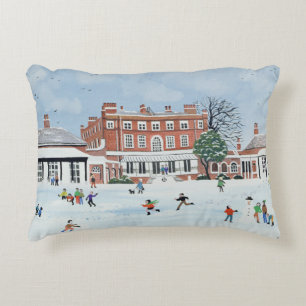 Snow Fun 1991 Decorative Pillow