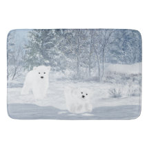 Snow Fun - Polar Bear Cubs,