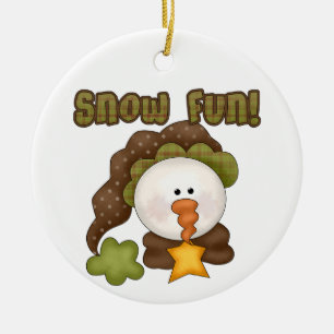 Snow Fun Snowman Ornament