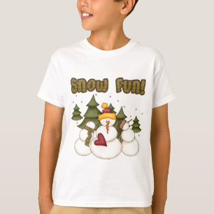 Snow Fun Two Tshirts and Gifts