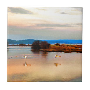 Snow Geese in Mount Vernon  Tile