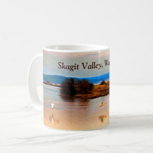 Snow Geese in Skagit Valley Coffee Mug
