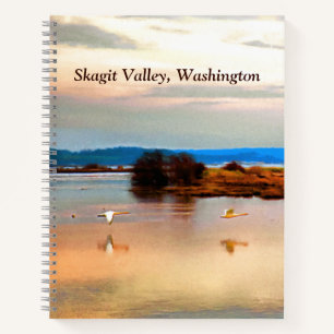 Snow Geese in Skagit Valley Notebook