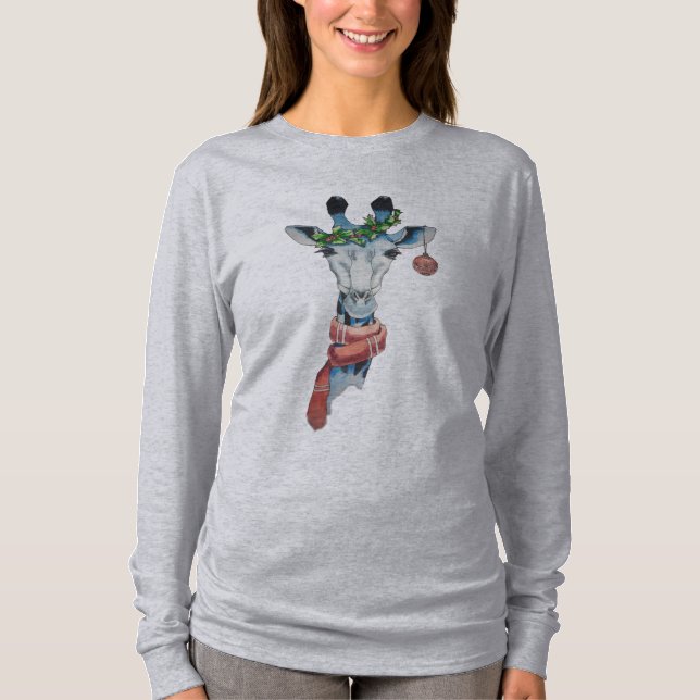 Snow giraffe T-Shirt (Front)