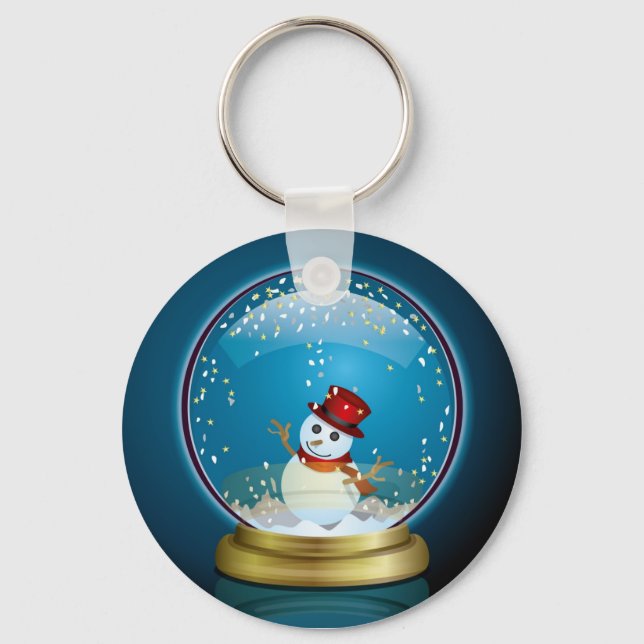 Snow Globe 2 Keychain (Front)
