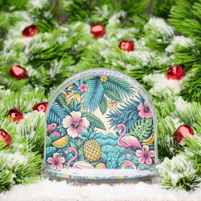 Snow globe tropical (Christmas)
