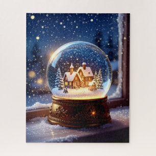 Snow Globe Winter Wonderland Jigsaw Puzzle