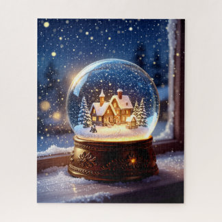 Snow Globe Winter Wonderland Jigsaw Puzzle