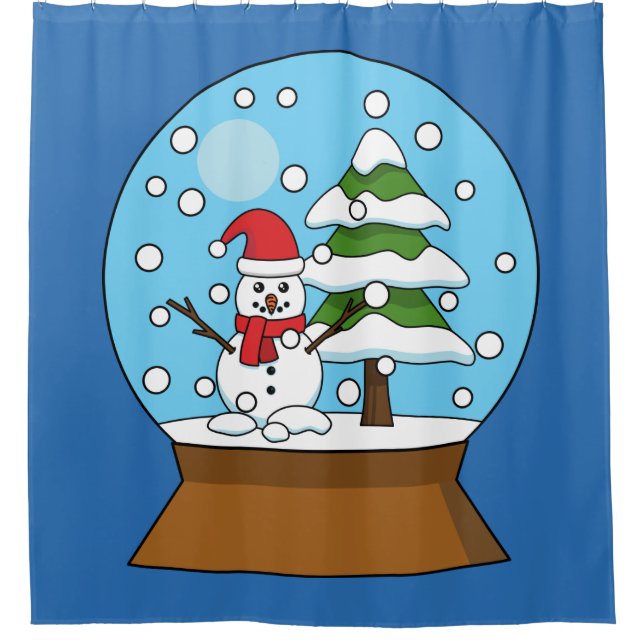 Snow Globe with Snowman and Pine Tree (Front)