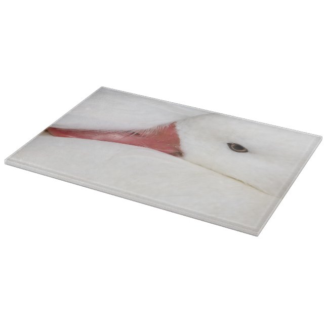 Snow Goose Chen caerulescens Cutting Board (Corner)