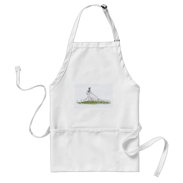 Snow Hare Standard Apron (Front)