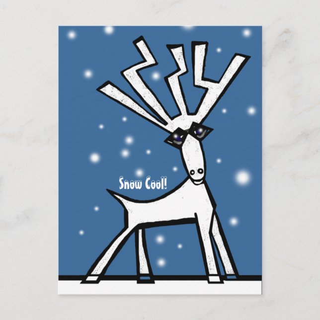 Snow holiday postcard (Front)