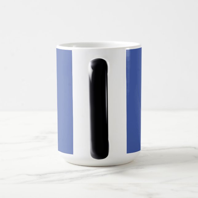 Snow icicles mountains winter scene magic morphing magic mug (Handle)