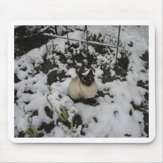 Snow Images, Snow Cat Mouse Pad