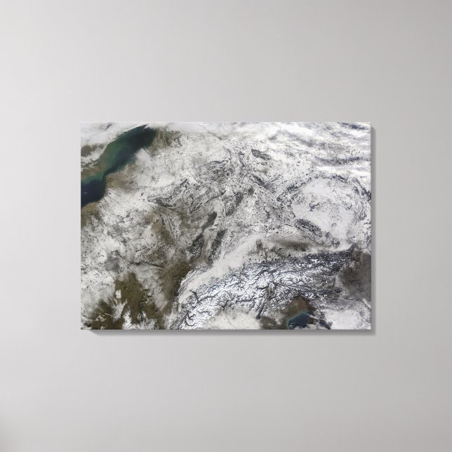 Snow in Europe Canvas Print (Front)