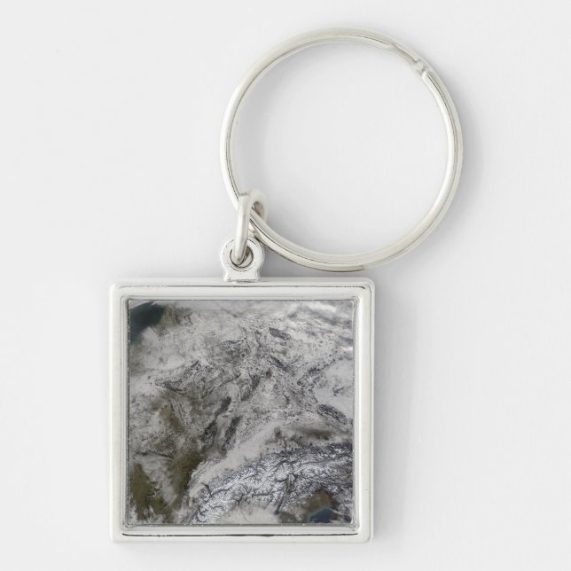 Snow in Europe Keychain (Front)