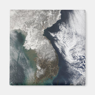 Snow in Korea Magnet