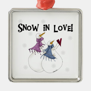 Snow in Love Snowmen Keepsake Ornament