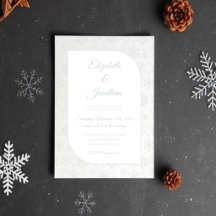 Snow In Love Winter Wedding Reception
